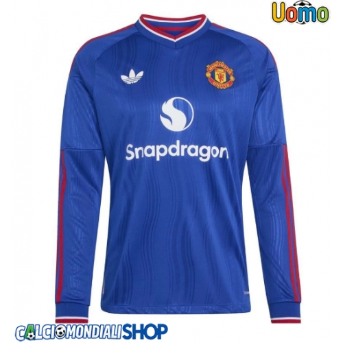 Maglie da calcio Manchester United Seconda Maglia 2026-27 Manica Lunga
